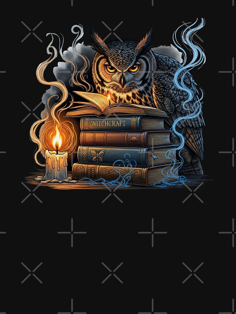 Scholarly Owl Books Dark Academia Candle Vintage by TeeARTHY