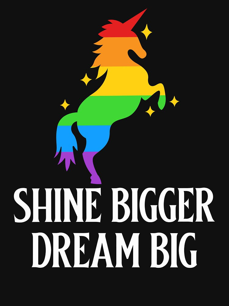 Unicorn Shine Bigger Dream Big by 87-Aesthetics