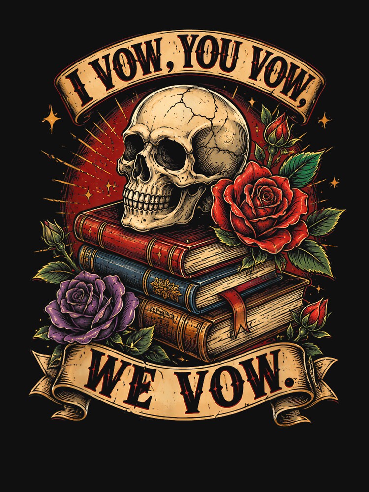 Vintage Dark Romance Skull Skeleton Book by HilllJaleel