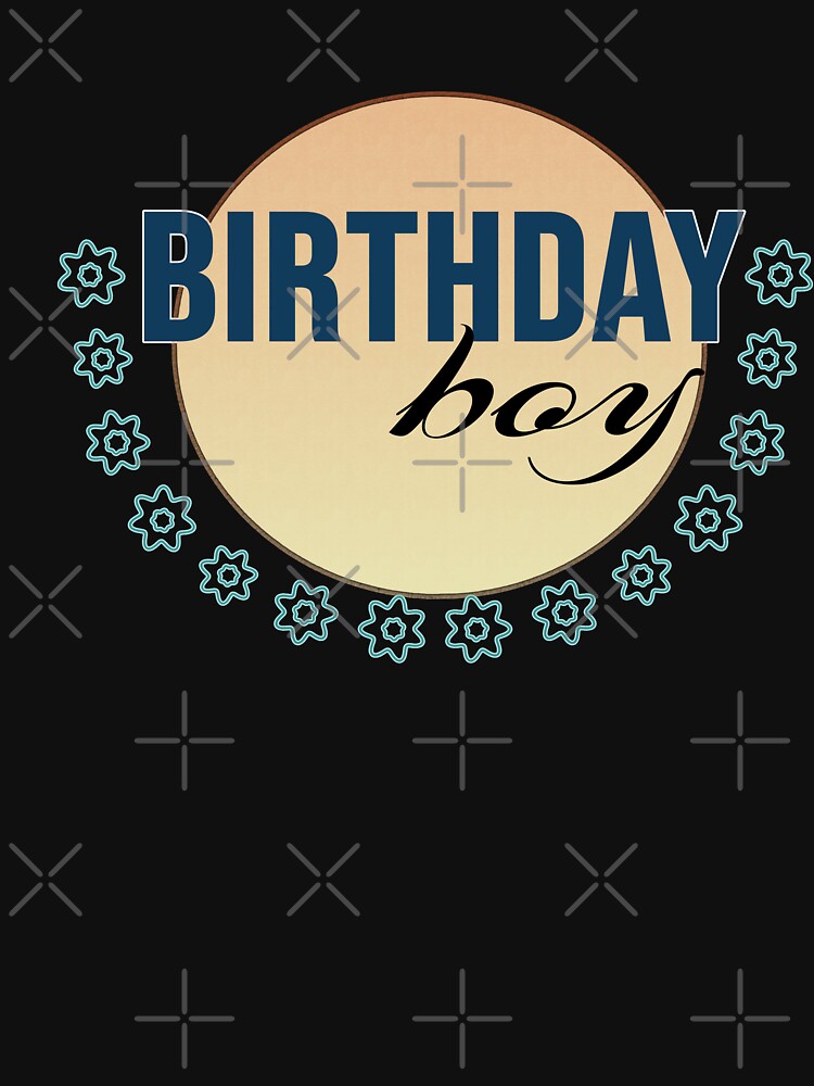 Birthday Boy Cute Party Design by Kyradem