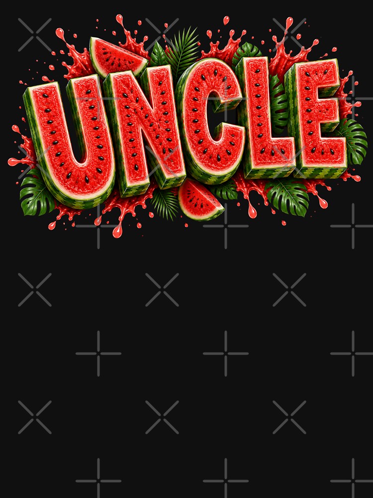 Uncle Watermelon Summer Family Matching by THREE LITTLE BEANS