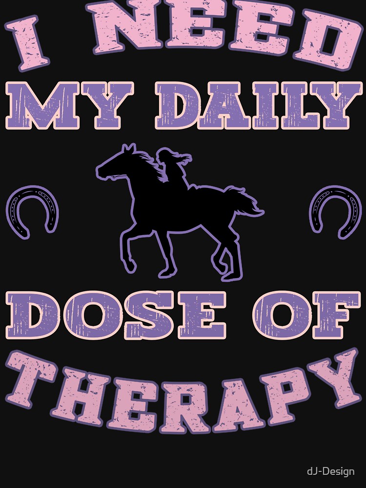 I need my daily dose of therapy - riding horses by dJ-Design