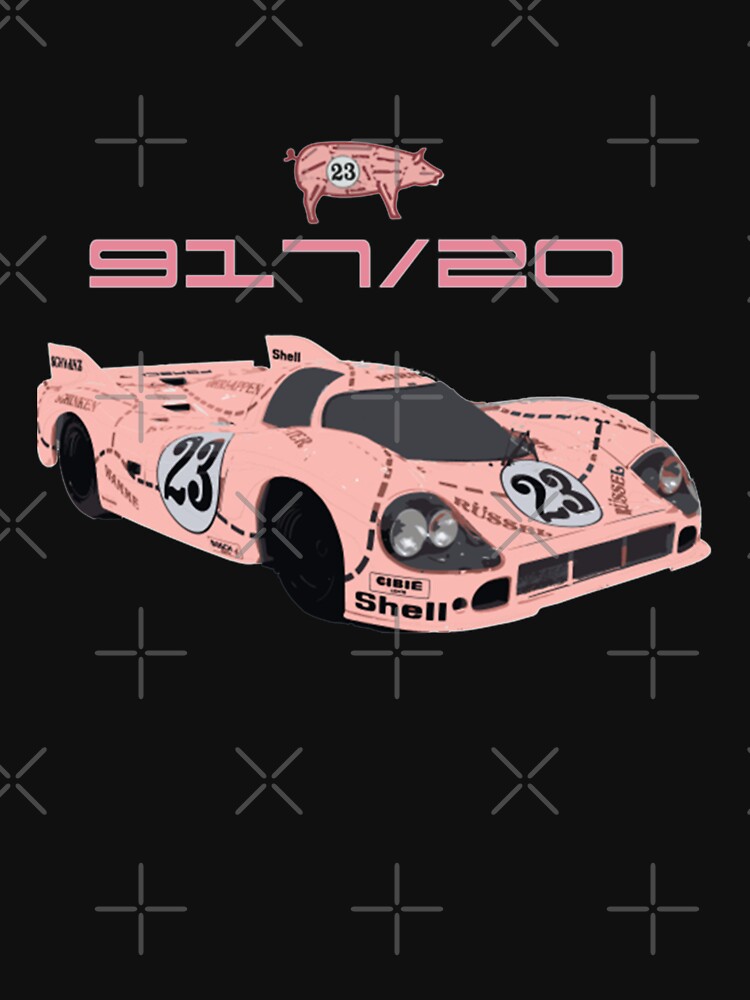 Pink Pig Porsche 917 Pink Pig Race Car by BrianaRoy