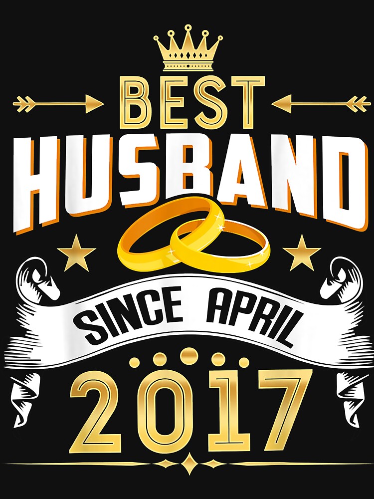 5th Wedding Anniversary Best Husband Since 2017 by wagesuqb
