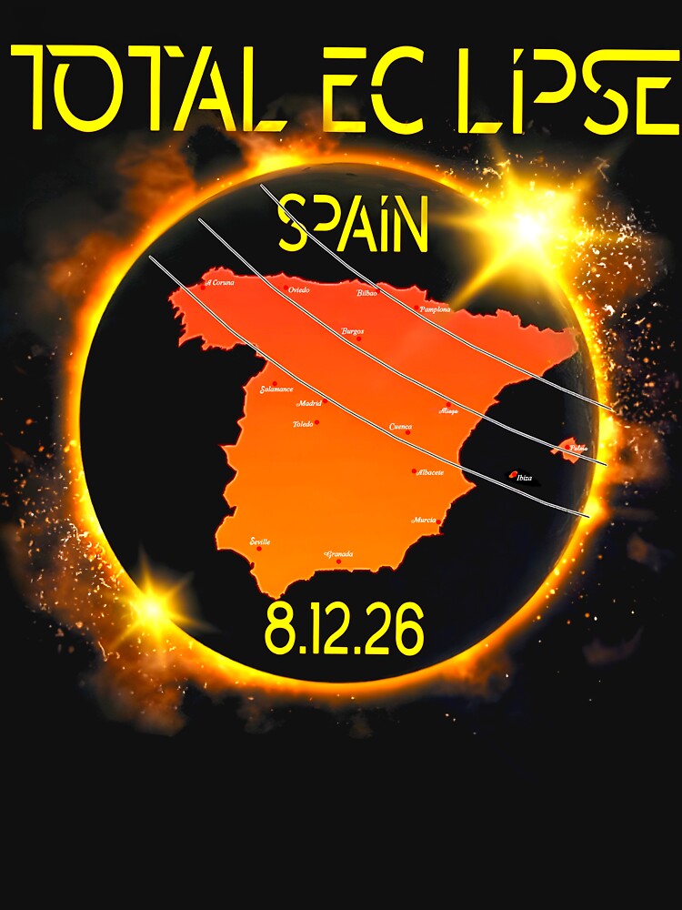 Spain Total Eclipse Totality Solar Eclipse August 12, 2026 by jakaun