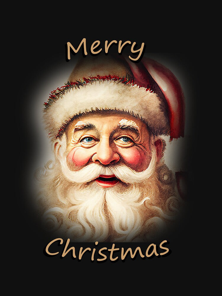 Vintage Pink Santa Claus by WeddingPrint