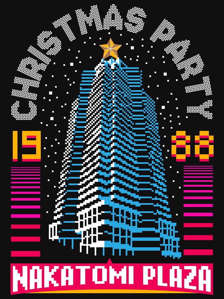 Nakatomi Plaza Christmas Party 88 - Retro Christmas by therocketman