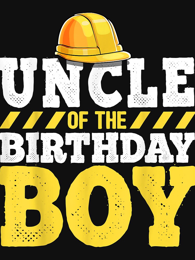 Uncle of the Birthday Boy Construction Birthday Party by SeppeGoffin