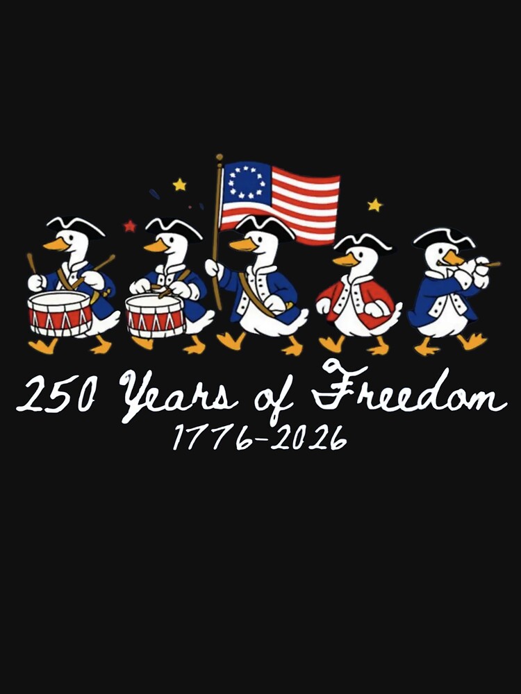 250 Years of Freedom Ducks 1776-2026 Patriotic America by MillieRhodes