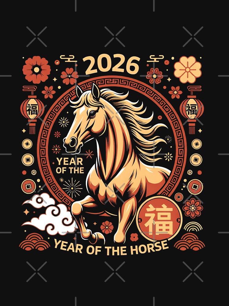 Chinese New Year 2026 Horse Flower Crown by GrumpySableye