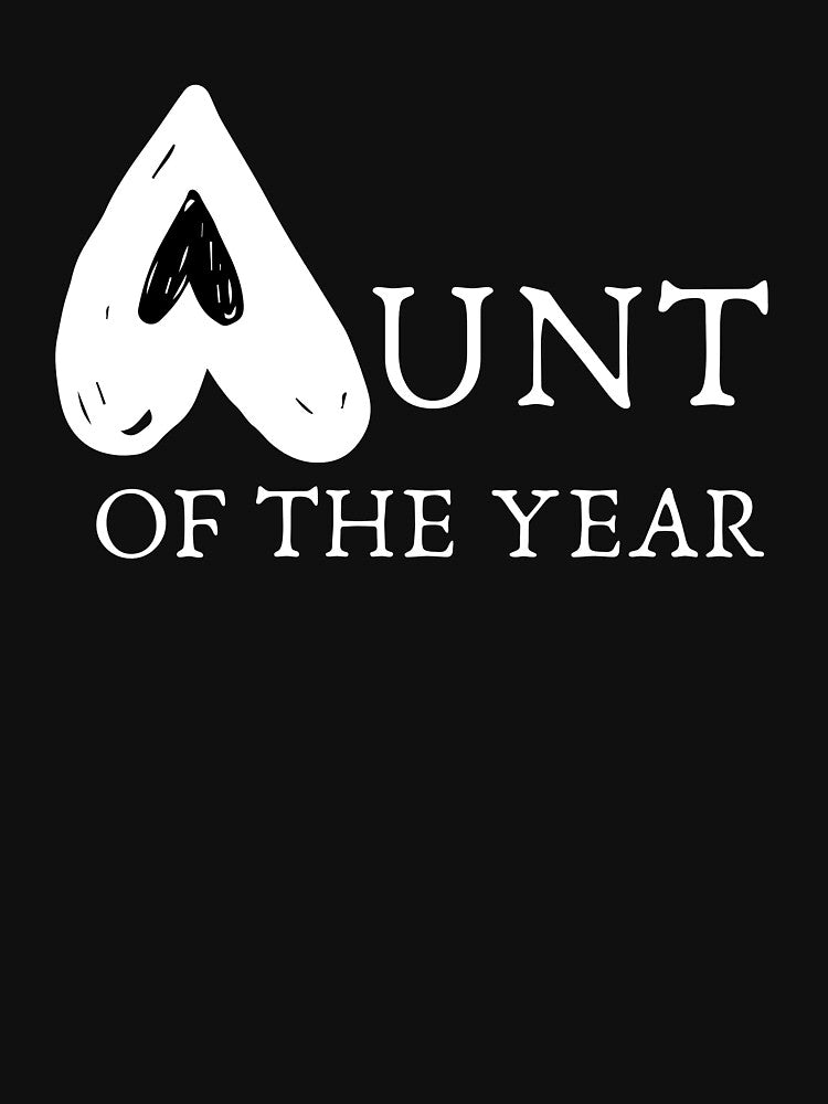 Aunt Of The Year Cute Auntie Gift by designitfun