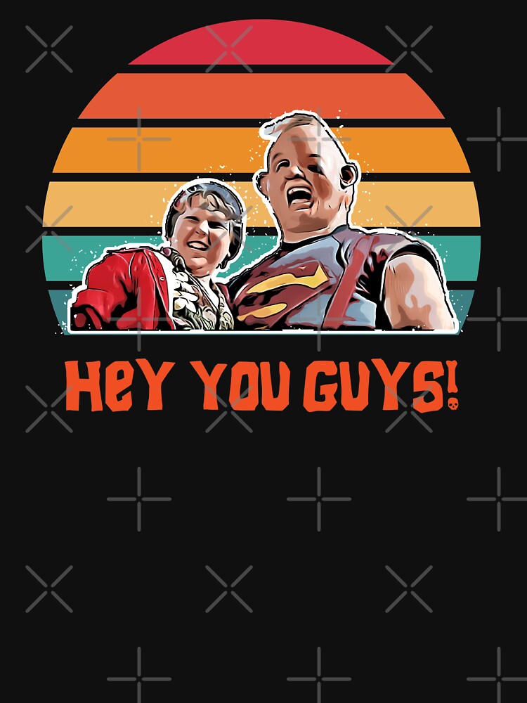Goonies Hey You Guys Retro Sunset by boxoflyrics