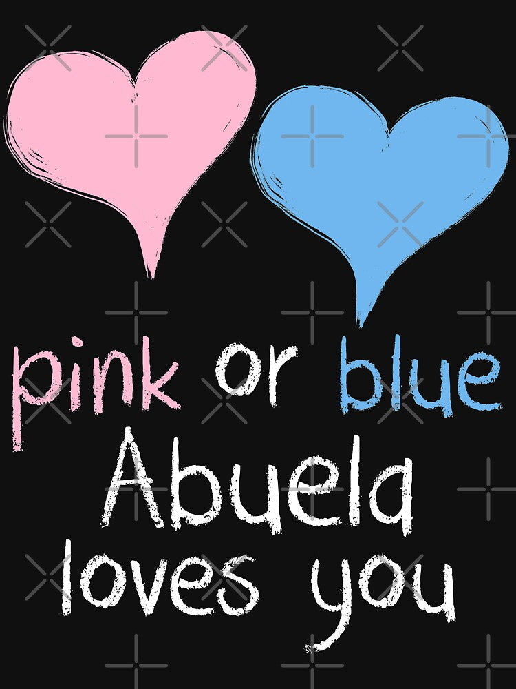 Pink Or Blue Abuela Loves You Baby Shower Gender Reveal Cute by arcadetoystore