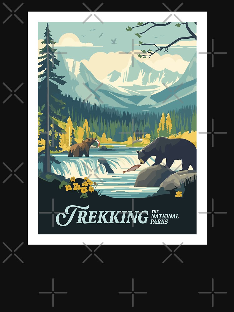 TREKKING - Inspired Poster / Retro Board Game Poster / Wall Art Print / Fantasy, Board Game, RPG, DnD / Home Decor Gift Idea by RoleplayRealm