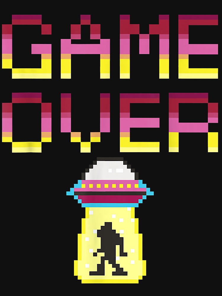 game over, bigfoot, alien abduction by wagesuqb
