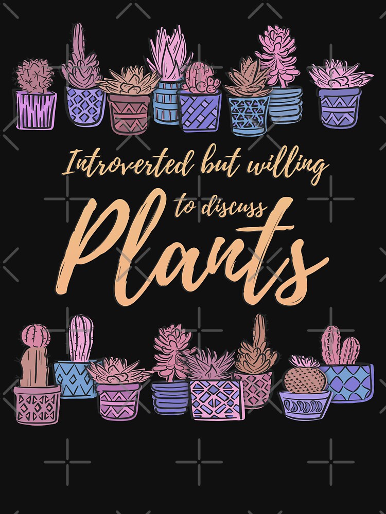 Copy of Introverted but willing to discuss plants - pink and violet succulents by marta-maria