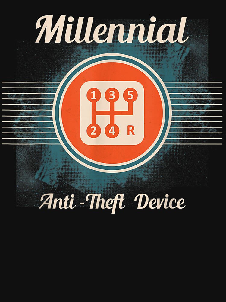Automotive Millennial Gear Shift, Anti Theft Vehicle by JoshuaMulloy