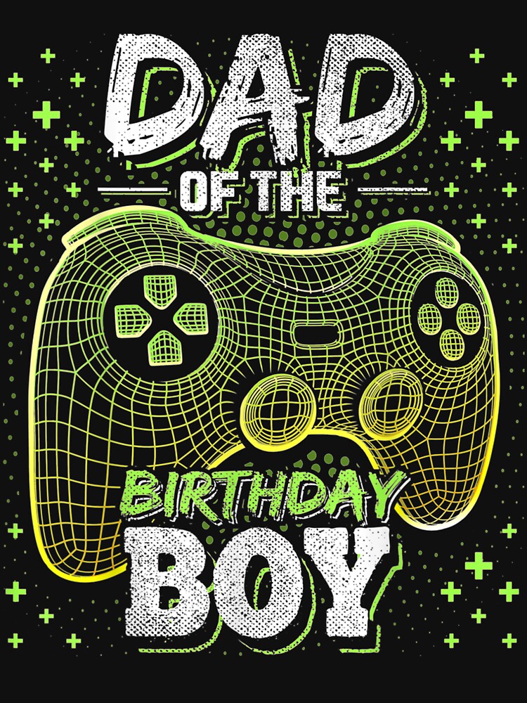 Mens Dad Of The Birthday Boy Matching Video Gamer Birthday Party by janetconnie8l