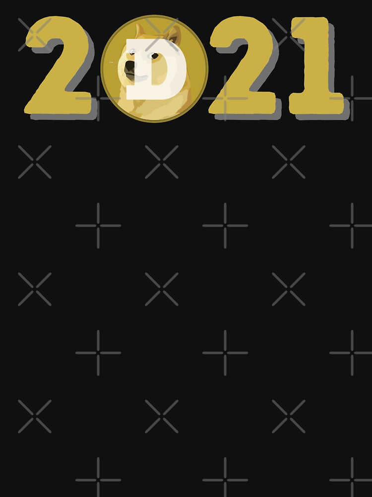2021 Dogecoin Retro Doge Vintage Funny Year Meme Coin Gift by trendo