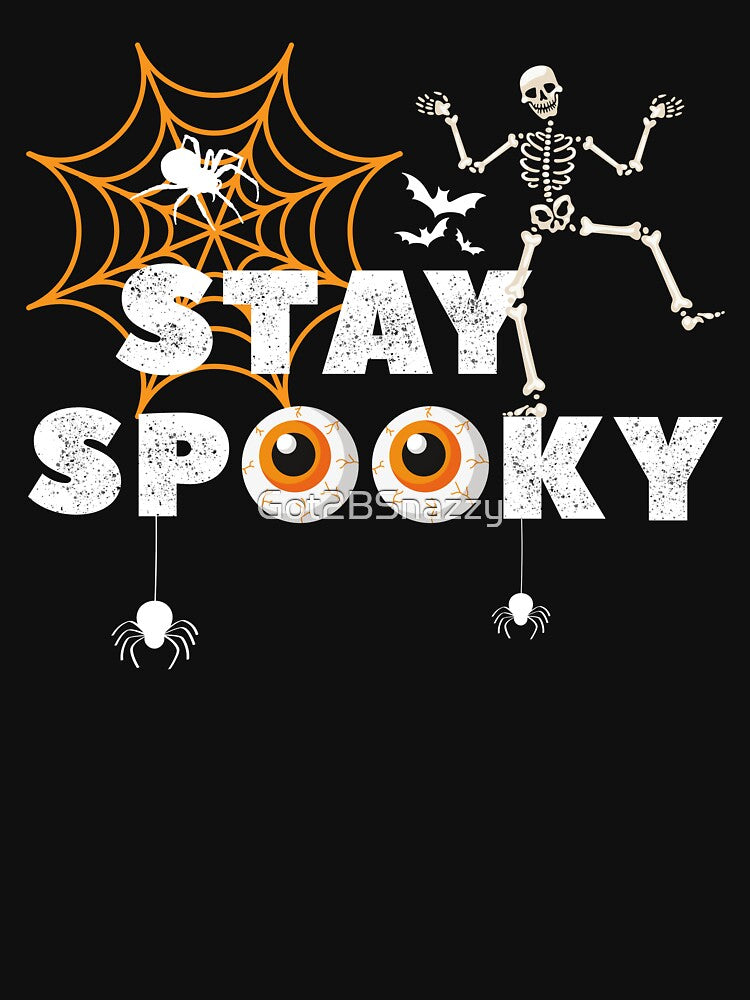 Stay Spooky Dancing Skeleton Halloween by Got2BSnazzy