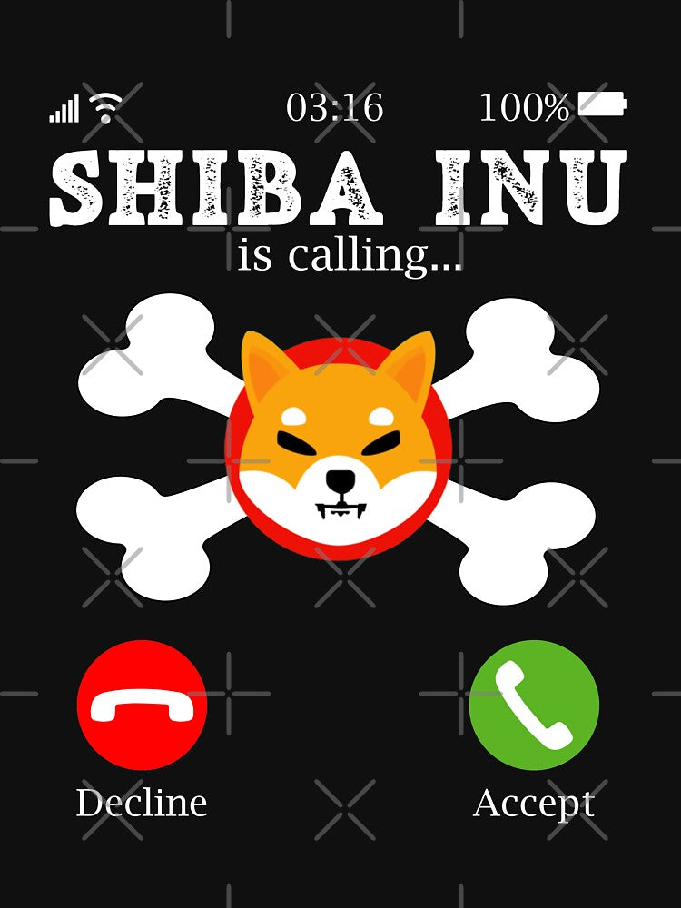 Funny Shiba Inu Gift, Shiba Inu Is Calling by Mytoonsquad