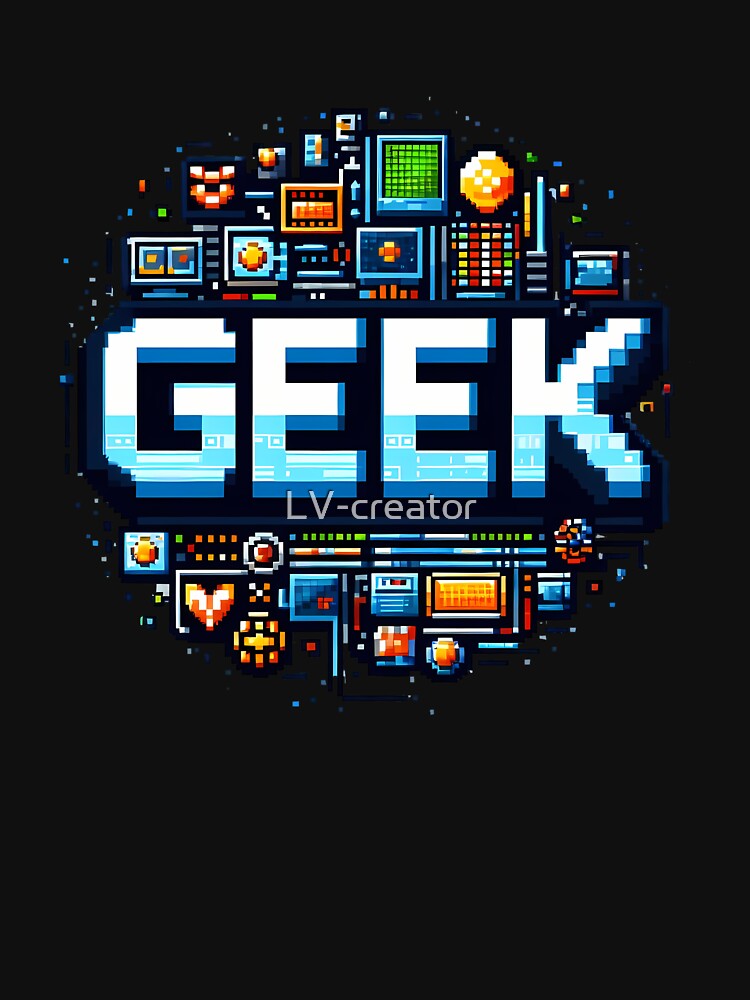 Pixel Power - Geek Art in Technicolor by LV-creator