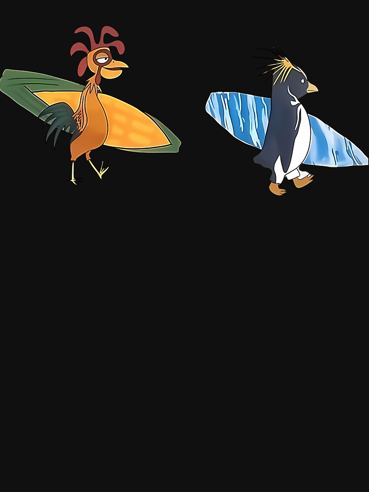 Surfs Up Chicken Joe And Cody by StanleyJames35