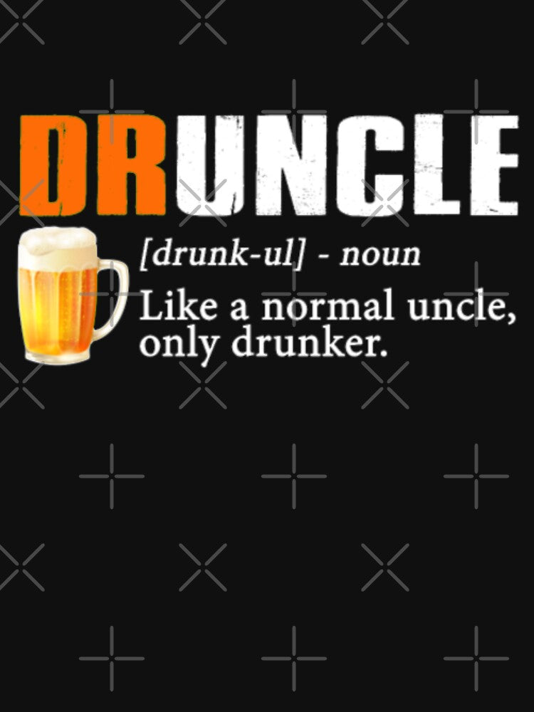 Druncle Shirt - Funny Gift for Uncle Beer Lover by ILLYL Creatives