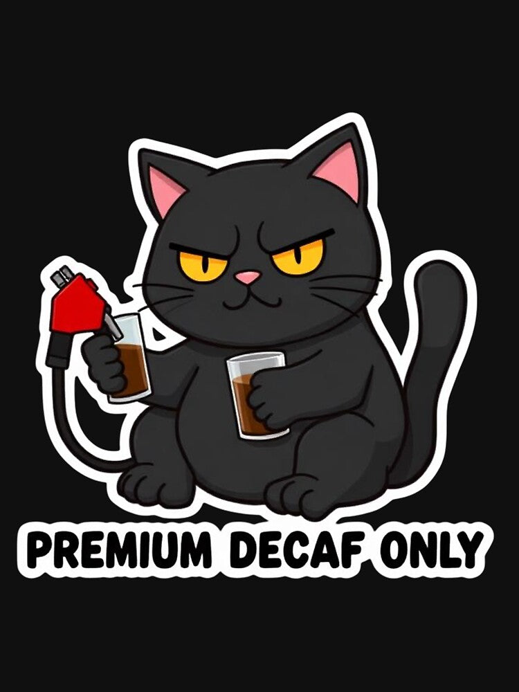 Premium Decaf Cat by PixelVibe782