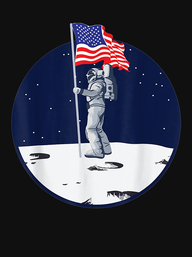Us Flag Astronaut Independence Day 4th Of July Party by laurader