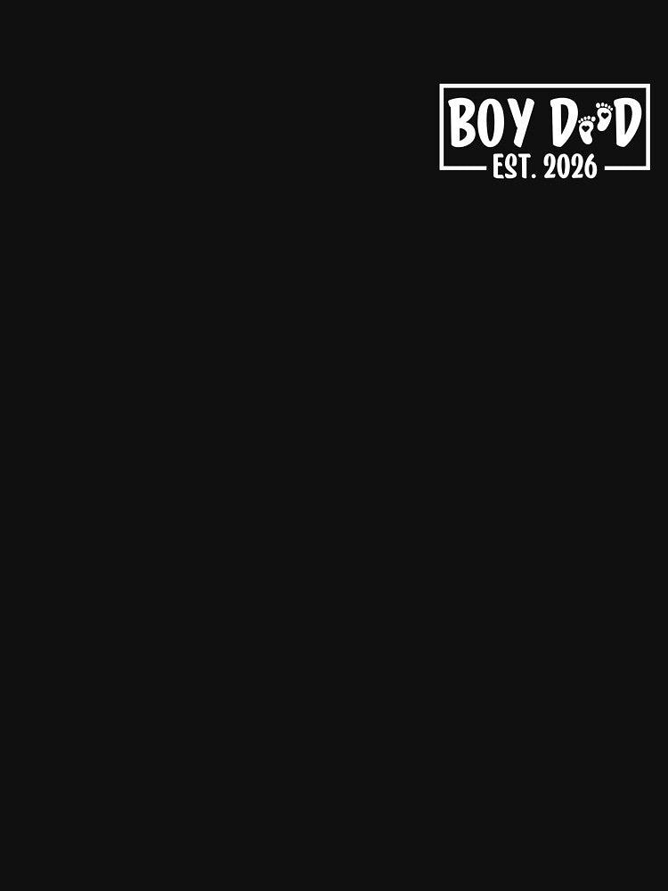 Dad of Boy Est. 2026 Logo Dad Father Daddy by SakuraPxl