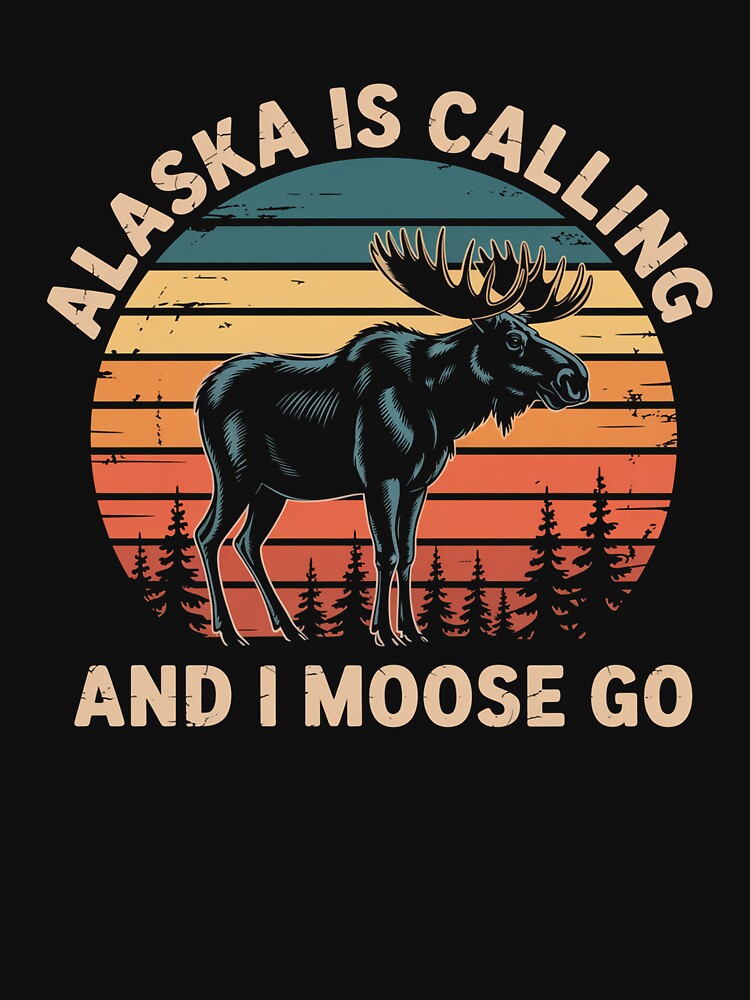 Alaska Moose Tourist Travel by NewIdeasSArt