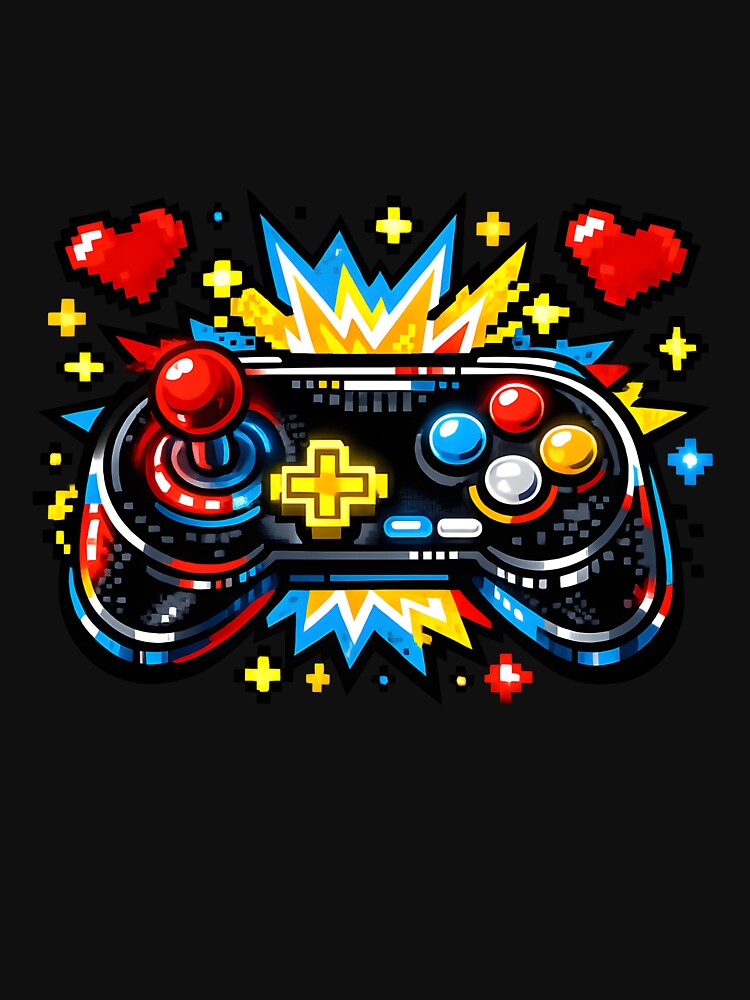 Pixel Retro Game Controller by rebelpop