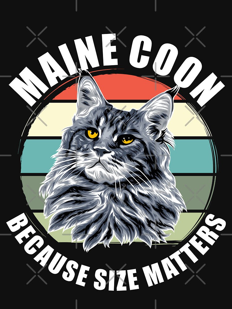 Maine Coon Cat Because Size Matters by kudostees