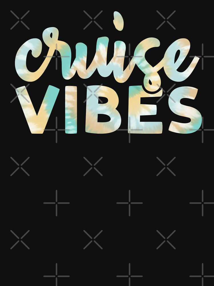 Cruise Vibes Tie Dye Print For Family Cruise Trip by JokeGysen