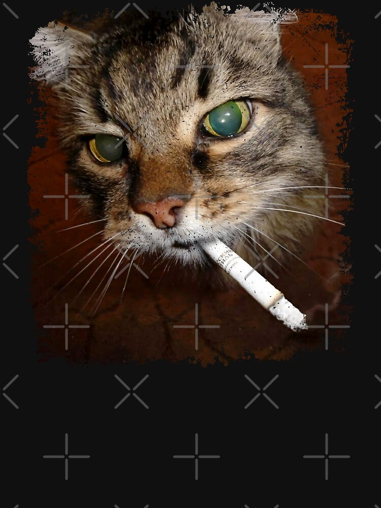 Funny Smoking Cat Meme by Eh Plus Designs