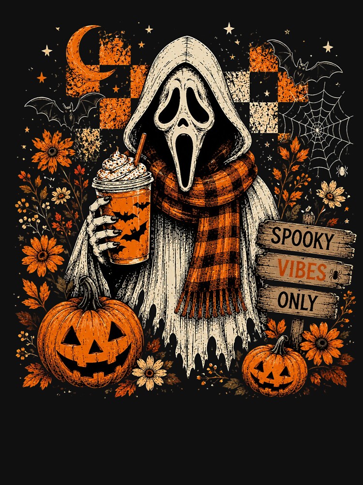 Ghostface Fall Coffee, Halloween Latte, Autumn Spooky Season, Spooky Pumpkin Coffee by Sprinkle12345