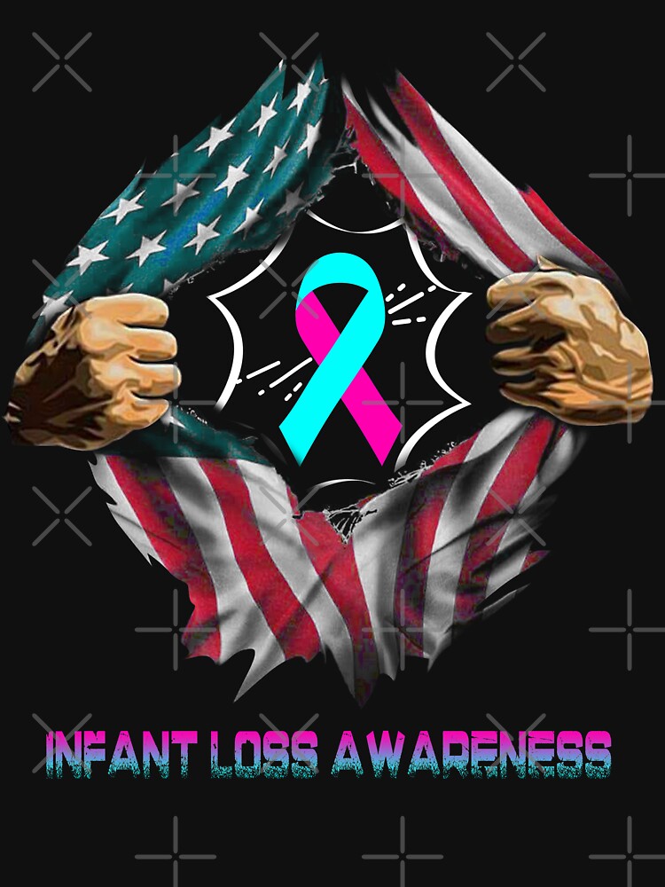 Infant Loss Awareness American Flag by ArangoaStore