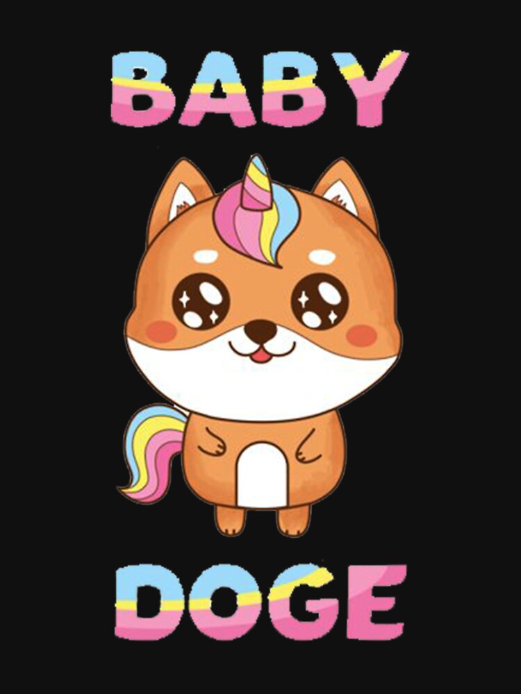Baby doge cute unicorn shiba inu by Rachel88c