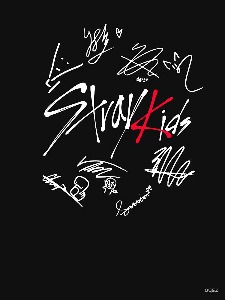 Stray Kids Logo T Shirt by oqsz