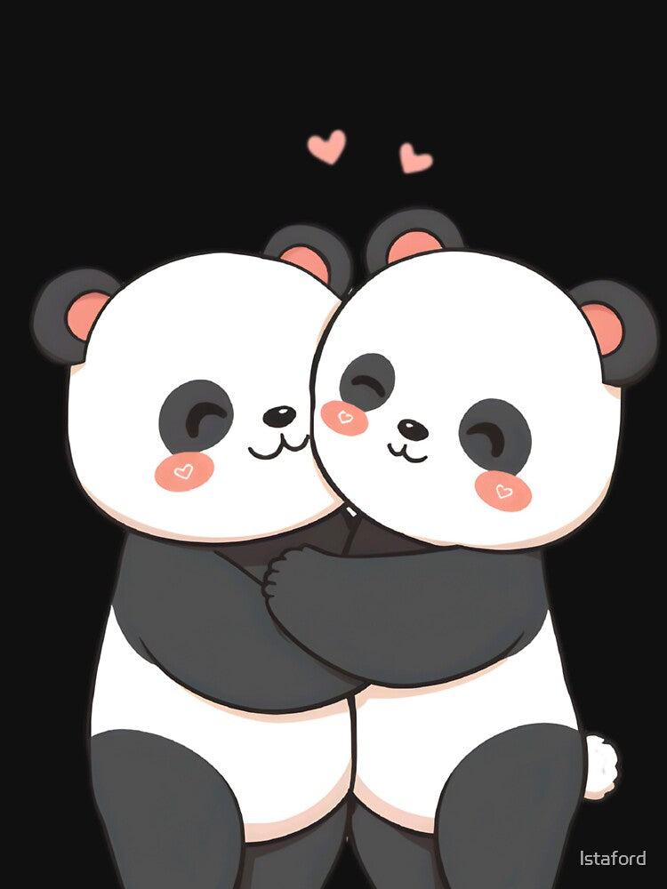 Panda Hug by lstaford