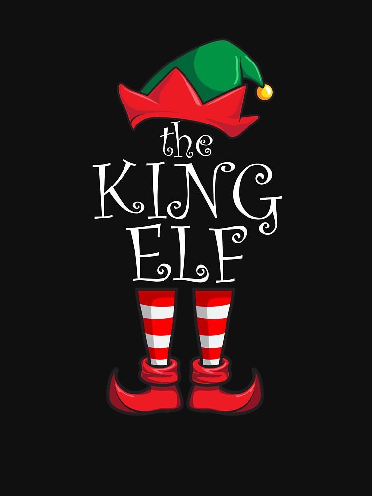 King Elf Matching Family Christmas Party Pajama King Elf Gear by DynamicDesign