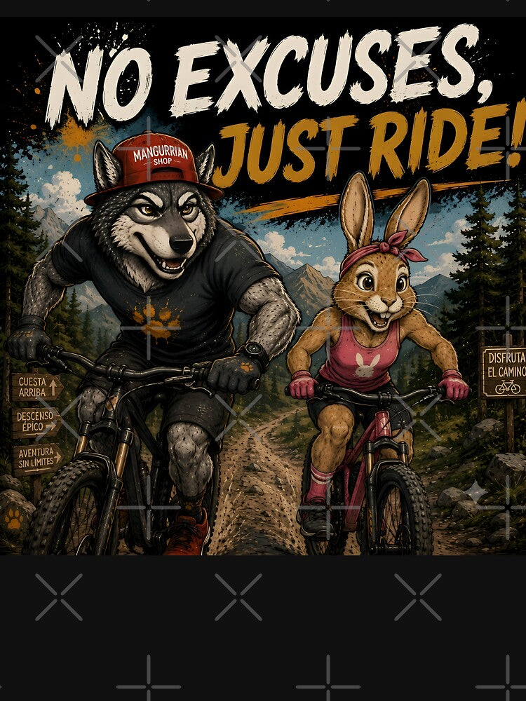 No excuses, just ride! by Mangurrian Shop