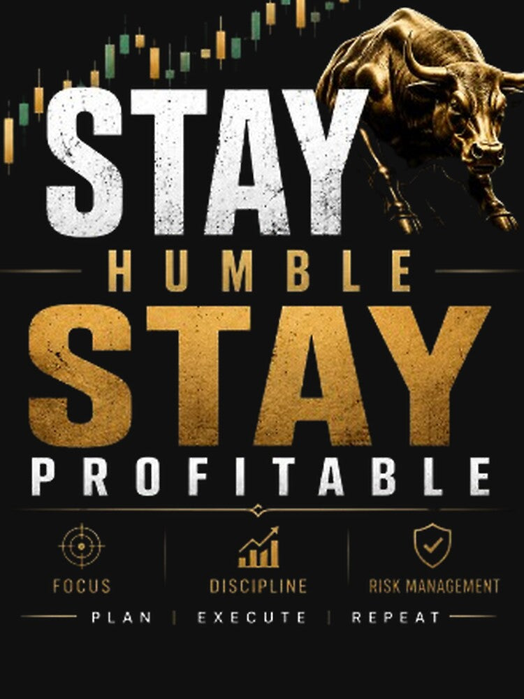 Stay Humble Stay Profitable Premium Trading Design by PipForgeStudio