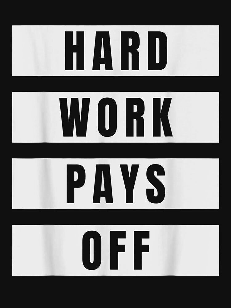 Hustling Motivational Gift Hard Work Pays Off Hwpo by melisenda