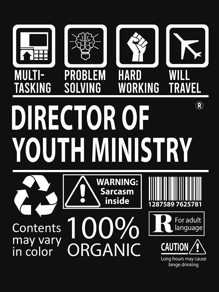 Director Of Youth Ministry T Shirt - MultiTasking Certified Job Gift Item Tee by oslandefren