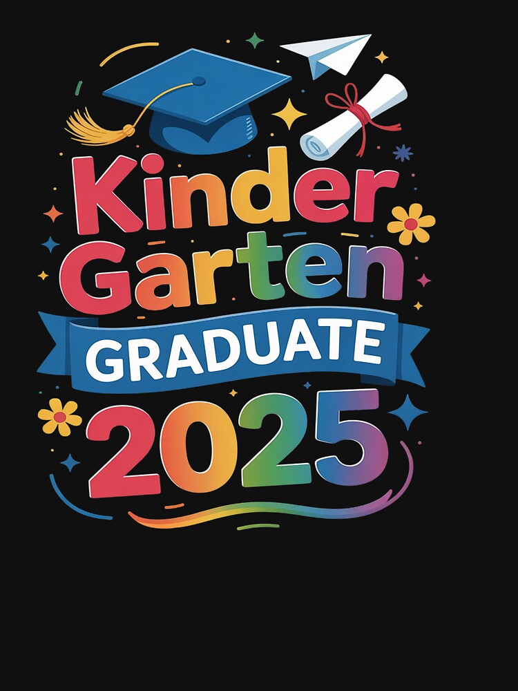 Kindergarten Graduate 2025 Prek Graduation Girls Kids Boys by katherintration