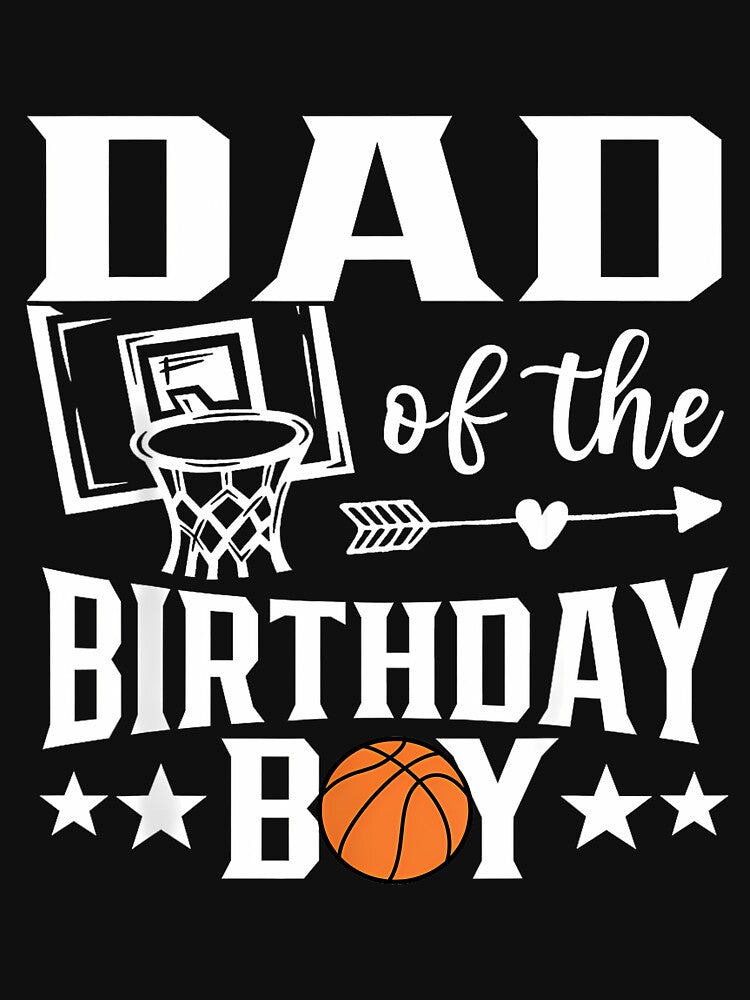 Basketball Dad of The Birthday Boy Family Matching by KristineLi