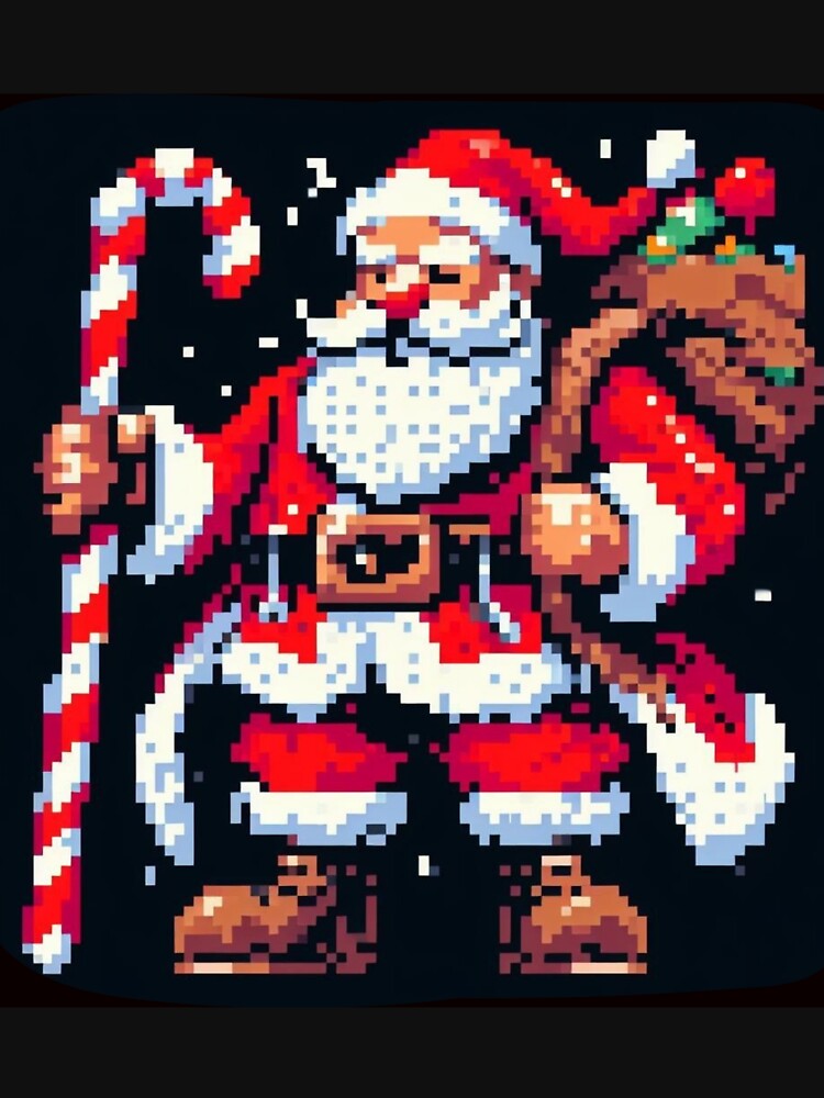 Pixel Art Santa Claus by HeadTurningArt