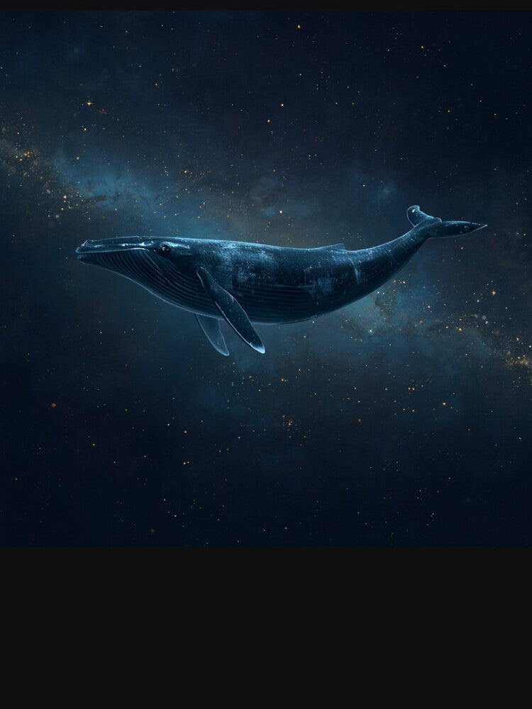 Cosmic Whale Dreamy Galaxy Space Art by Pink-Blossoms